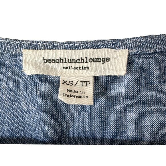 Beachlunchlounge Jaylene sleeveless Shift Dress Coastal Casual Summer Nautical - Picture 3 of 11